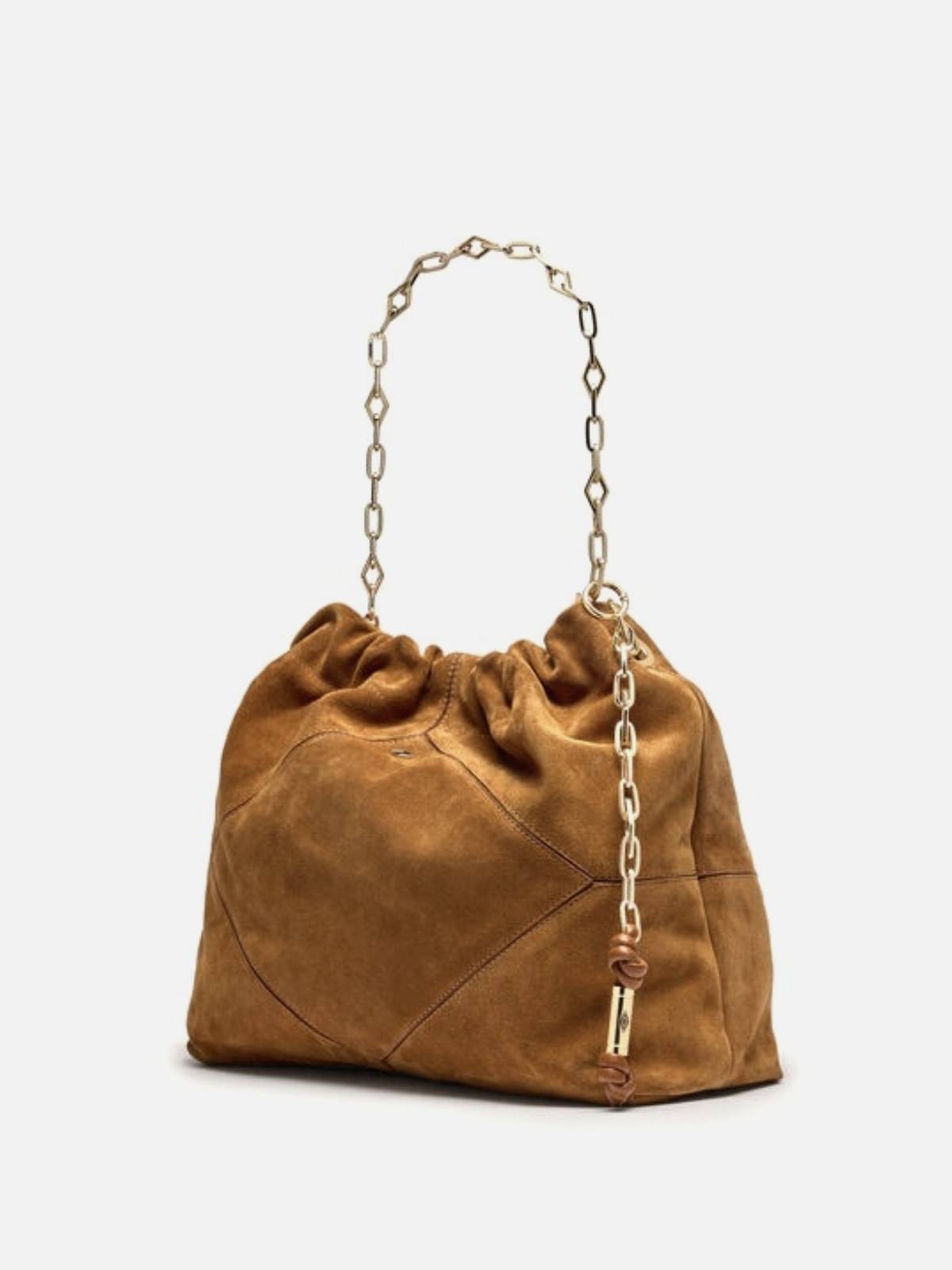 BA&SH – June tote bag suede brown