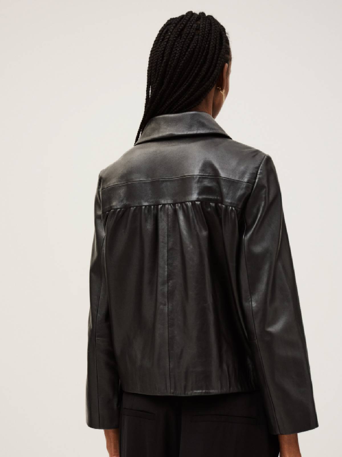 BA&SH -Milos leather jacket black