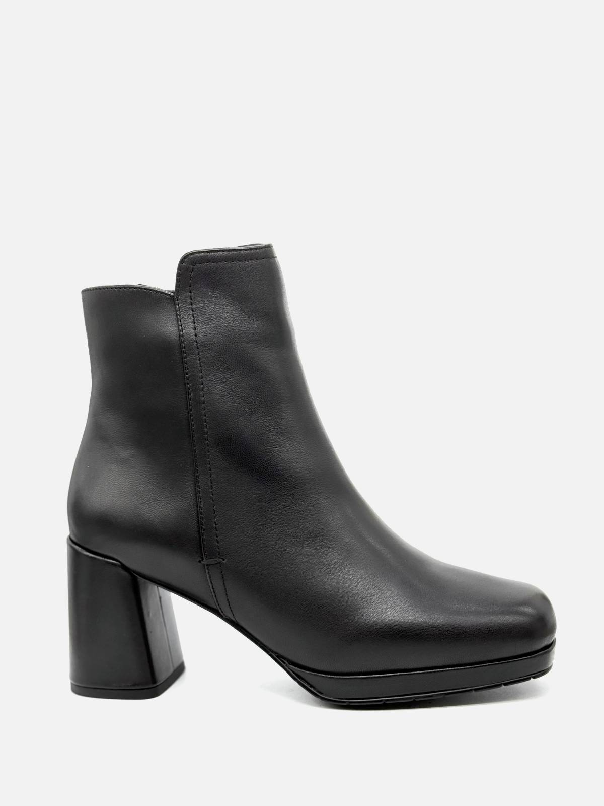 Bottes Bruno Premi En Cuir Nubuck Gris - Talon Haut 7 Cm - Pointure 38
