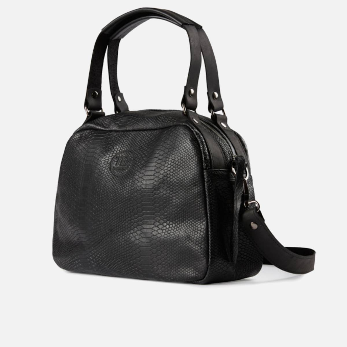 TES -Mini Charly bag שחור מנוחש