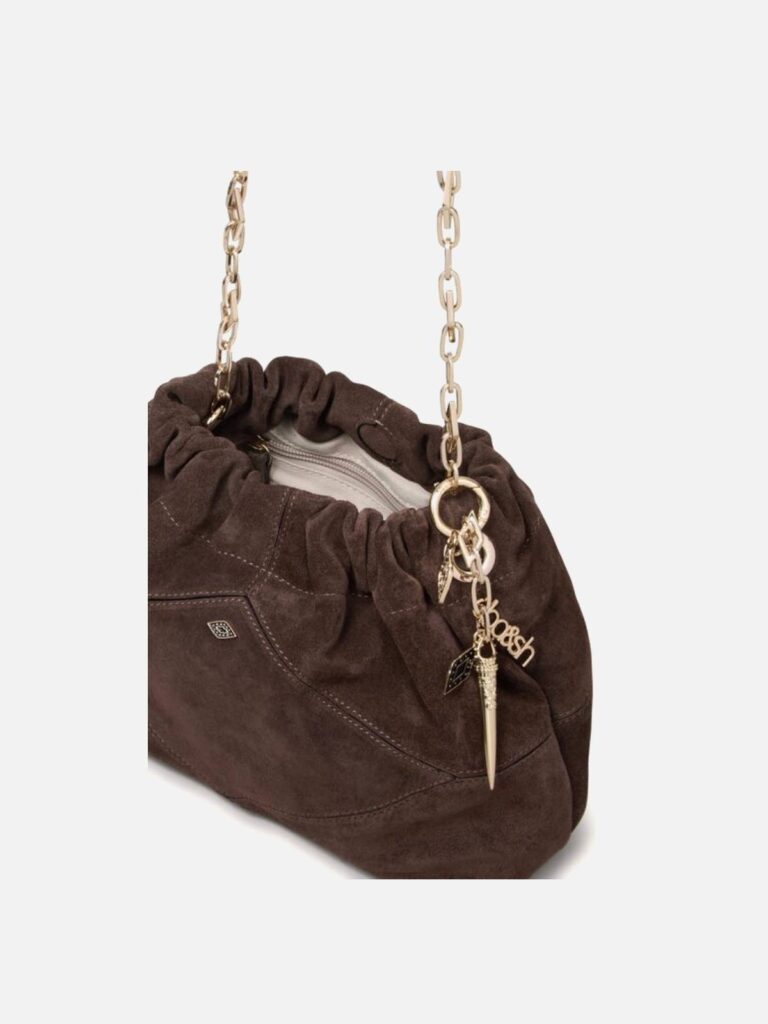 BA&SH -Mini June tote bag dark brown