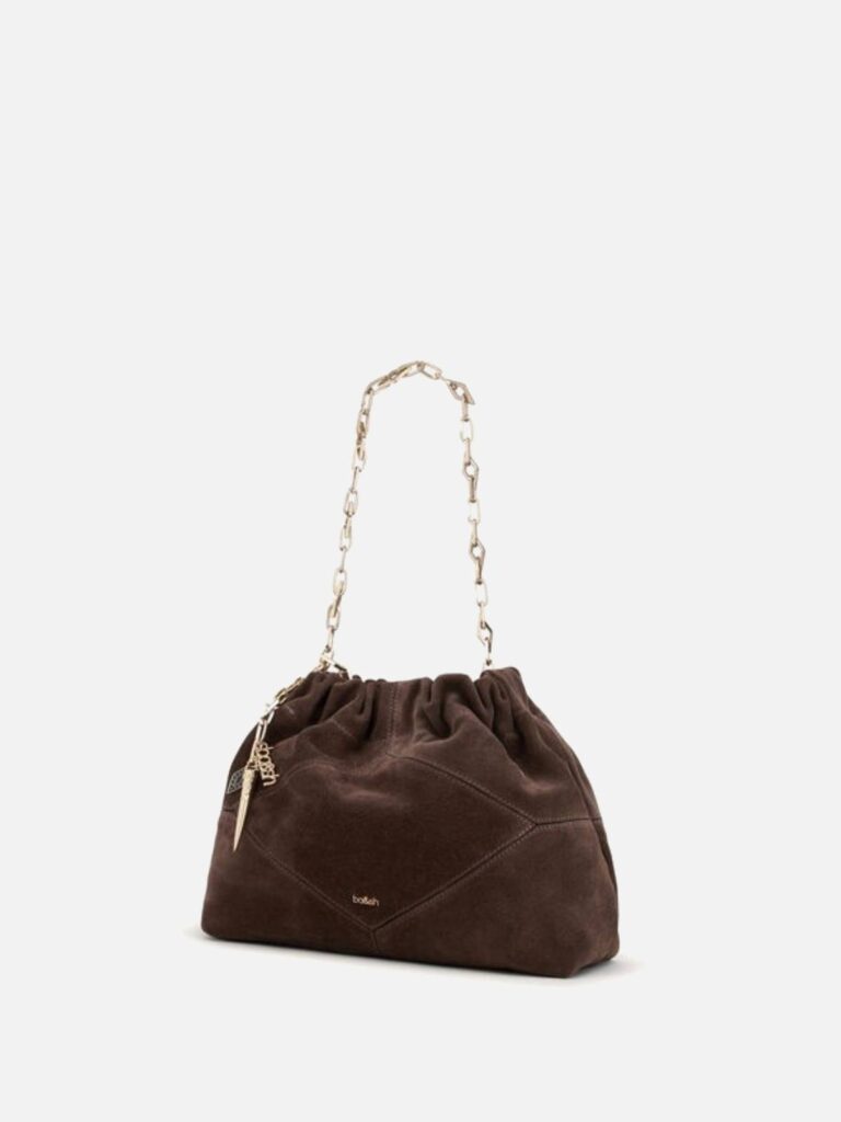 BA&SH -Mini June tote bag dark brown