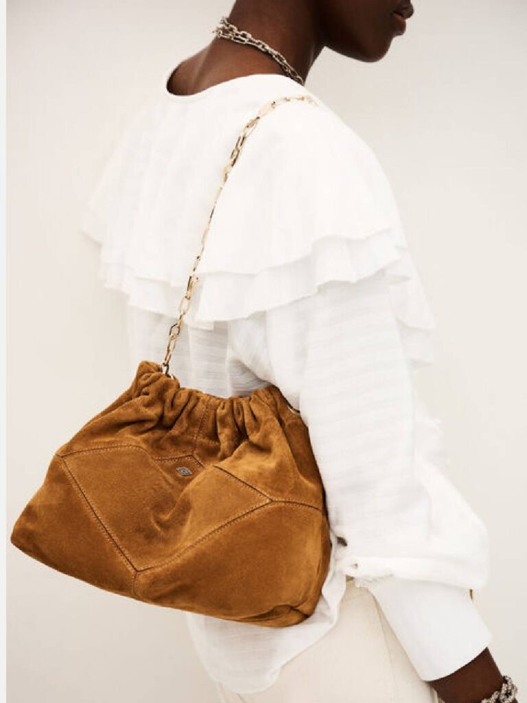 BA&SH -Mini June tote bag  brown