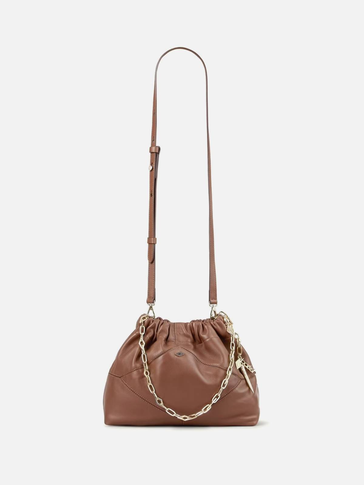 BA&SH -Mini June tote bag brown