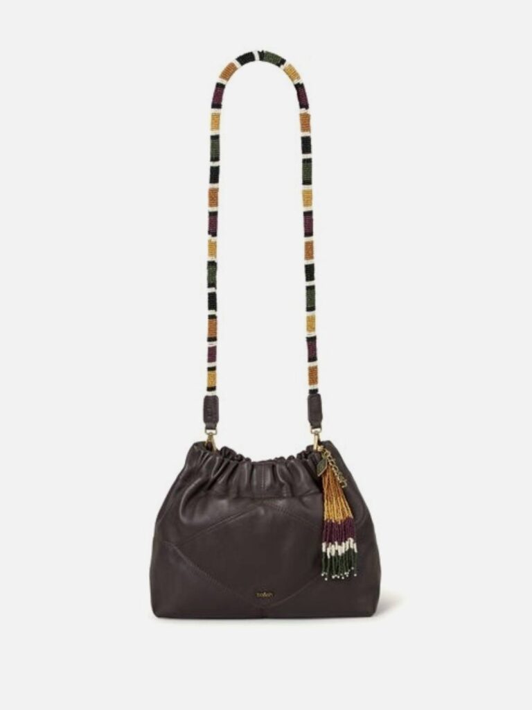 BA&SH -Mini June tote bag  perles