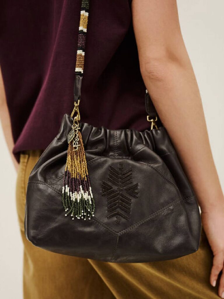 BA&SH -Mini June tote bag  perles