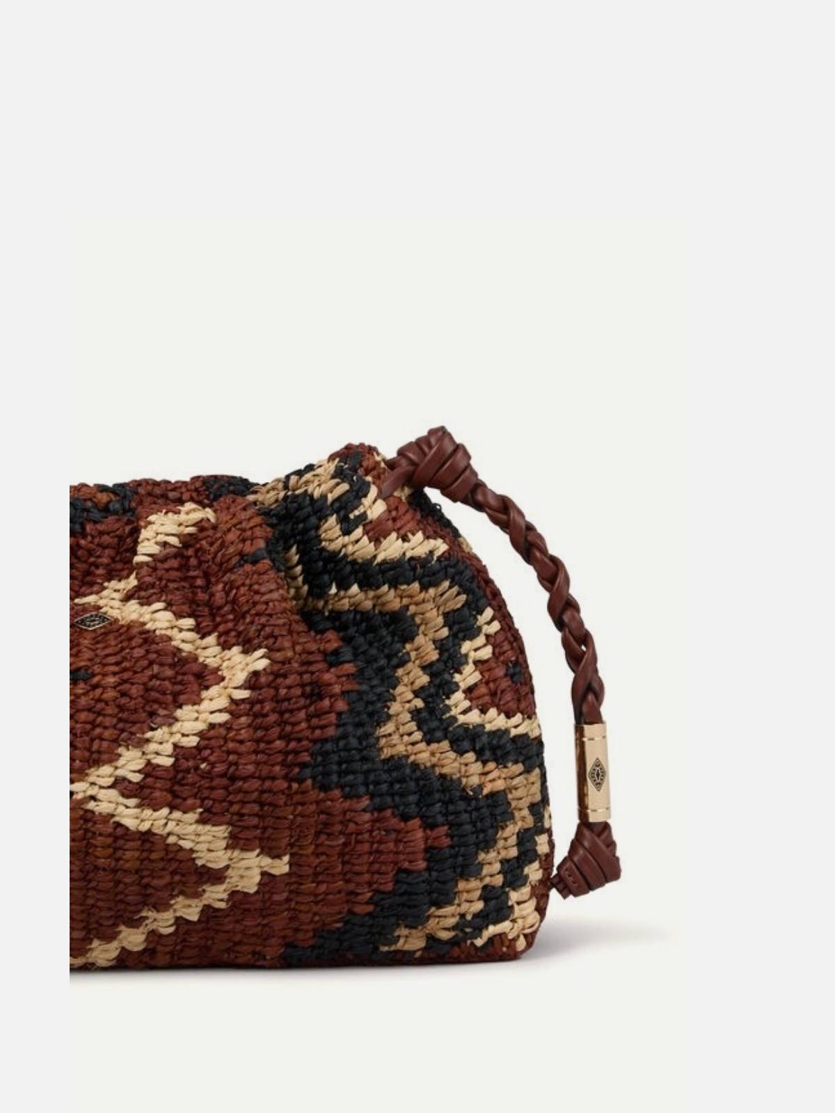 BA&SH - June Raffia bag Tribal multico - Image 3